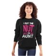 thumbnail image 1 of Aunt Cute Funny Cool Crazy Auntie Women Plus Size Sweatshirt Brisco Brands 2X, 1 of 6