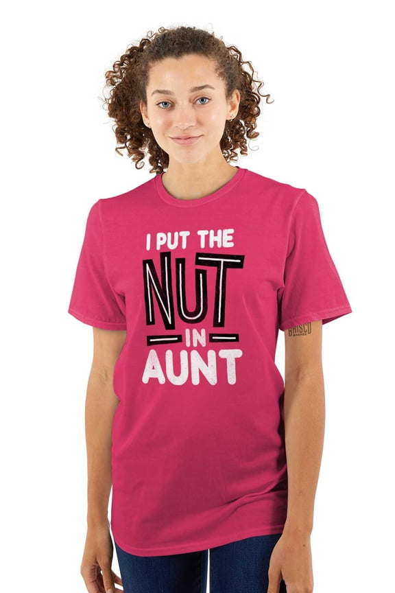 Aunt Cute Funny Cool Crazy Auntie Women Plus Size Graphic Tee Tees Brisco Brands 2X