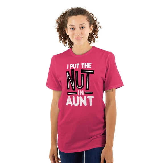 Aunt Cute Funny Cool Crazy Auntie Women Plus Size Graphic Tee Tees Brisco Brands 4X