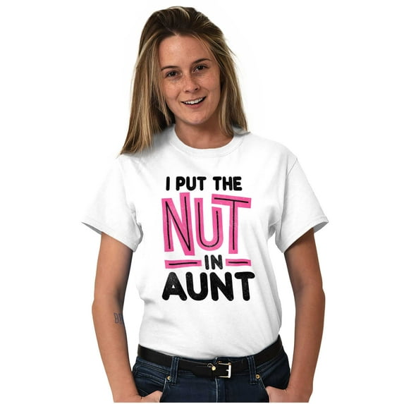 Aunt Cute Funny Cool Crazy Auntie Women's Graphic T Shirt Tees Brisco Brands S
