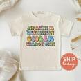 thumbnail image 1 of My Aunt Is Definitely Cooler Than My Mom Toddler Shirt, Cute Funny Baby Clothes, Graphic Tee Colorful Lettering, TODDLER SHORT SLEEVE TEE BELLA CANVAS 3001T, 1 of 3