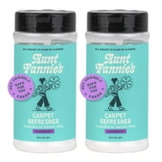 Aunt Fannies Carpet Refresher & Deodorizer Powder, Multi-Purpose Rug, Carpet, and Upholstery Odor Eliminator for Homes with Cats and Dogs, Lavender Scent, 16 Oz Pack of 2