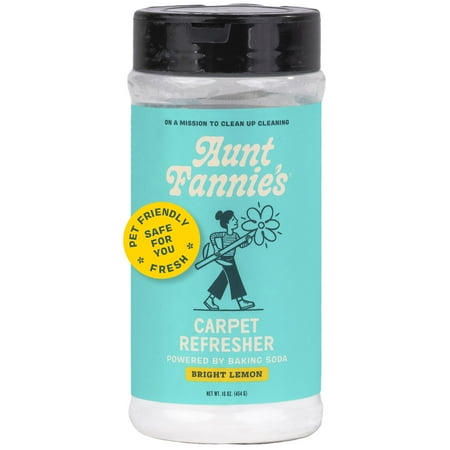 Aunt Fannie’s Carpet Refresher & Odor Neutralizer Powder, Lemon, 16 oz