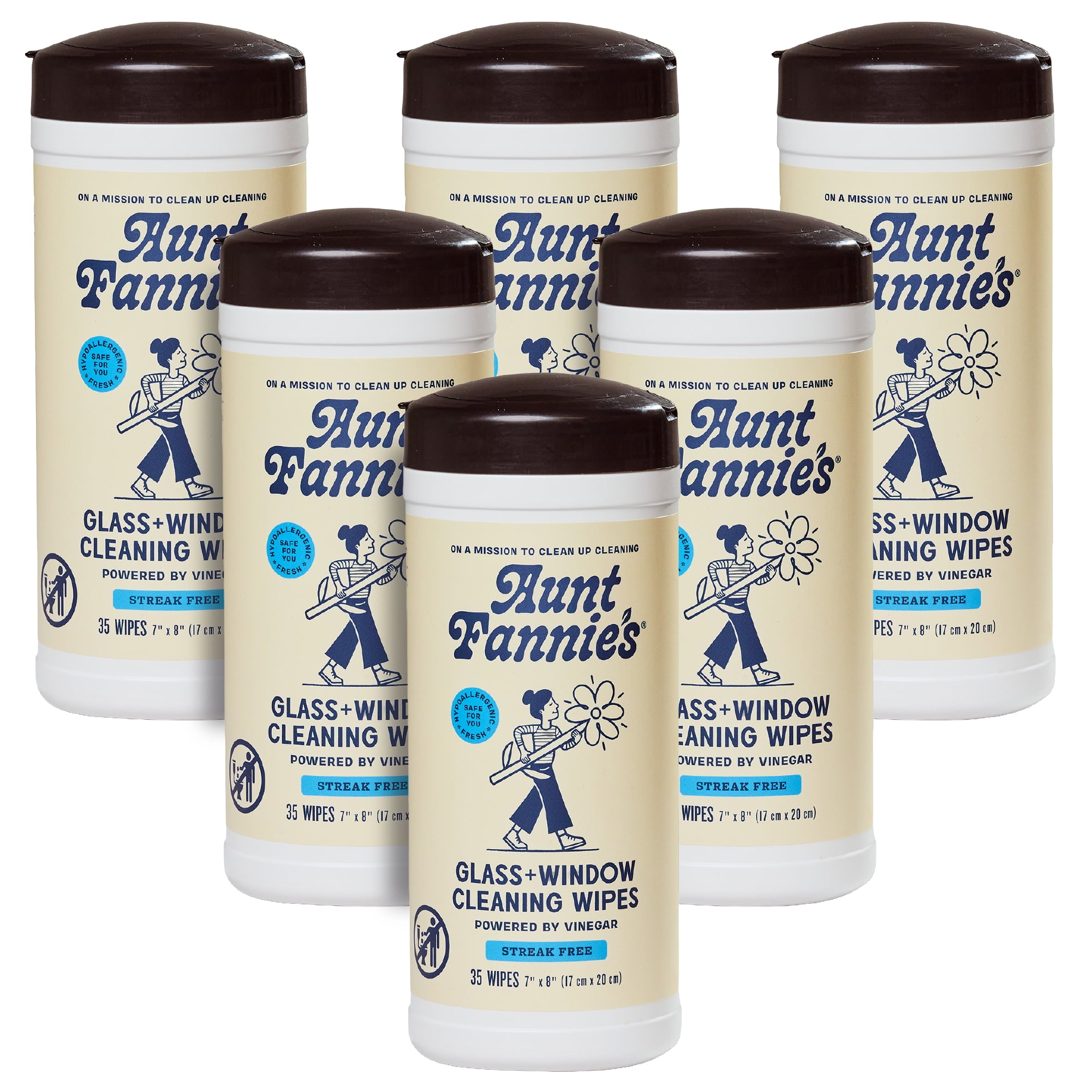 Aunt Fannie's Glass & Window Cleaning Wipes