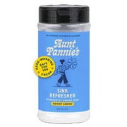 Aunt Fannies Sink Refresher, Lemon Powder Scrub & Odor Minimizer, 16 Ounce