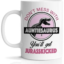 Aunt Funny Coffee Mug for Auntie New Aunt, Aunt Gifts From Niece Nephew Sister, Funny Mug Gift for Aunt Birthday Christmas Mother‘s Day, 11 Oz Ceramic Cup