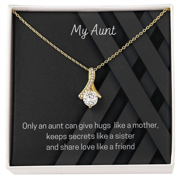Aunt Gift Necklace, Birthday Gift Necklace For Aunt, Auntie Gift Necklace, Christmas Gift Necklace, Gift From Niece, Aunt Birthday