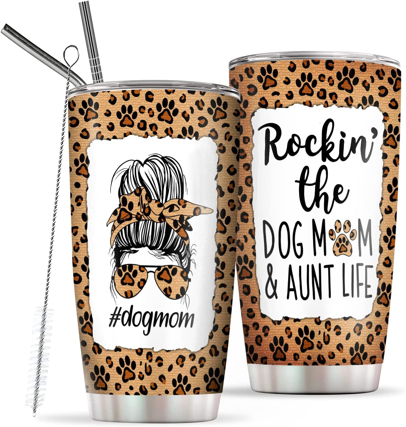 365FURY Dog Mom Gifts For Women - Mothers Day, Birthday Gifts For Dog  Lover, Dog Owner - Dog Mom Cup Insulated Travel Coffee Mug Stainless Steel