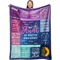 thumbnail image 1 of Aunt Gifts Blanket from Niece, Best Aunt Ever Gifts Throw 50" X 60", Valentines Day Gifts for Aunt, Aunt Christmas Birthday Gift from Niece, Auntie Gifts for Women, Best Auntie Ever Gifts, 1 of 6