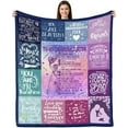 thumbnail image 1 of Aunt Gifts, Aunt Gifts from Niece, Aunt Blankets from Niece, Aunt Throw Blanket, Gifts for Auntie, Aunt Birthday Gifts, Best Aunt Ever Gifts Birthday Gifts for Auntie Throw Blanket 50"x60", 1 of 5
