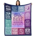 thumbnail image 1 of Aunt Gifts, Aunt Gifts from Niece, Aunt Blankets from Niece, Aunt Throw Blanket, Gifts for Auntie, Aunt Birthday Gifts, Best Aunt Ever Gifts Birthday Gifts for Auntie Throw Blanket 50"x60", 1 of 5