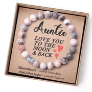 THEMEROL Aunt Gifts from Niece Auntie Gifts from Nephew Best Aunt Ever Gift Bracelet Birthday Mothers Day Just Because Gift Valentines Day Christmas