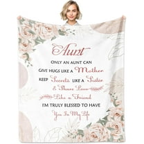 Aunt Gifts from Niece Nephew, Gifts for Aunt Blanket, Aunt Birthday Gift, Best Aunt Ever Gifts, Auntie Gifts from Niece, Aunt Gift Ideas for Mother's Day Christmas, to My Aunt Throw Blankets