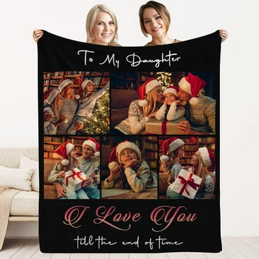 Aunt Gifts from Niece, Nephew - Personalized Picture Blankets for Aunts - Unique Gift for Aunts - Best Aunt Ever Gifts for Birthday - Aunts Blankets for New Aunt