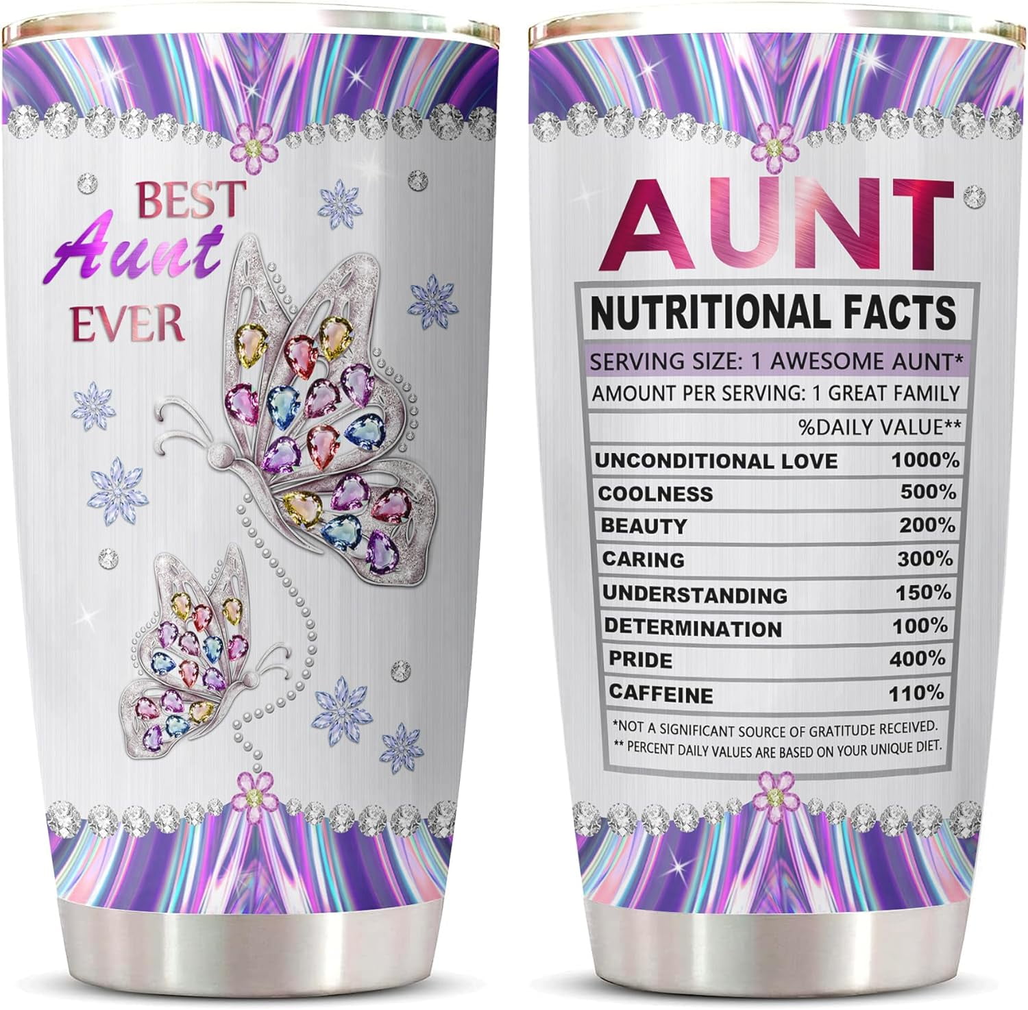 Aunt Gifts Tumbler Best Aunt Ever Gifts Aunt Gifts From Niece, Aunt