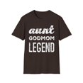 thumbnail image 1 of Aunt Godmom Legend for a Favorite Aunt Family Baptism Unisex T-Shirt, 1 of 4