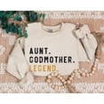 thumbnail image 1 of Aunt Godmother Legend Sweatshirt, Godparent Sweater Gift, Aunt Gift, Godmother Sister In Law Gift, Godmama Hoodie, Baby Shower Sweater, Full size S-5XL, 1 of 5