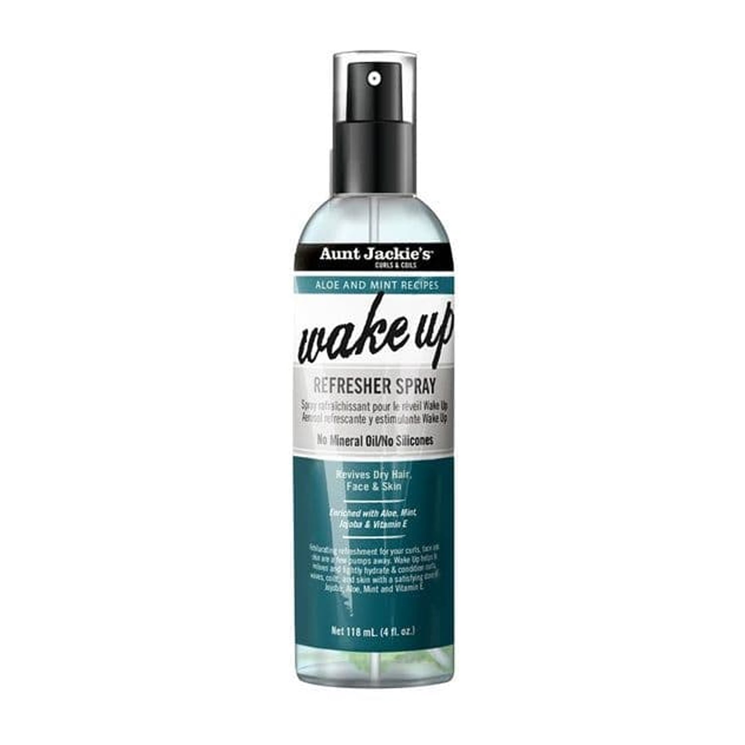 AUNT JACKIE'S Aloe & Mint Wake Up Refresher Spray (4oz) AUNT JACKIE'S Aloe & Mint Wake Up Refresher Spray (4oz)