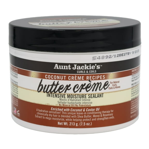 Aunt Jackie's Coconut Butter Creme Intensive Moisture Sealant, 7.5 Oz