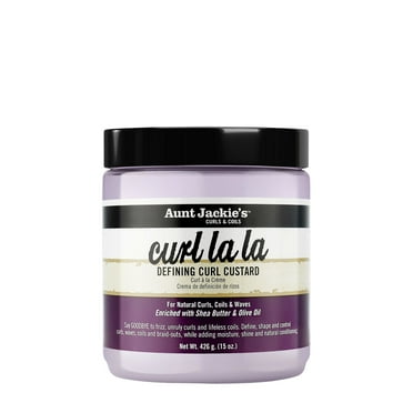 Aunt Jackie's Curl La La Moisturizing Shine Enhancing Hair Defining Custard Cream, 15 oz
