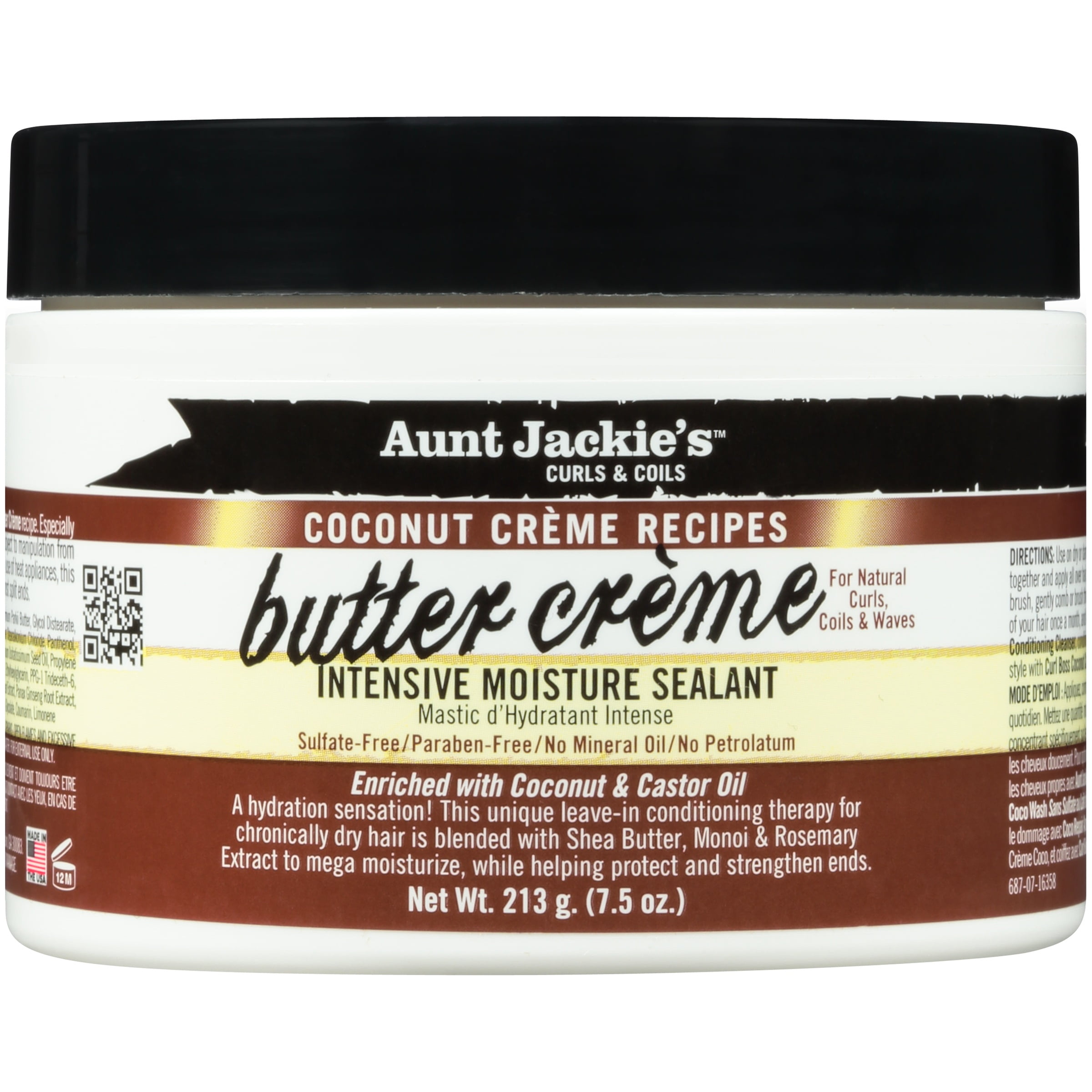 Aunt Jackie's Curls & Coils Butter Crme Intensive Moisture Sealant, 15 oz