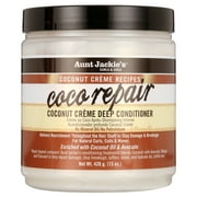 Aunt Jackies Curls & Coils Coco Repair Coconut Creme Deep Conditioner, 15 oz