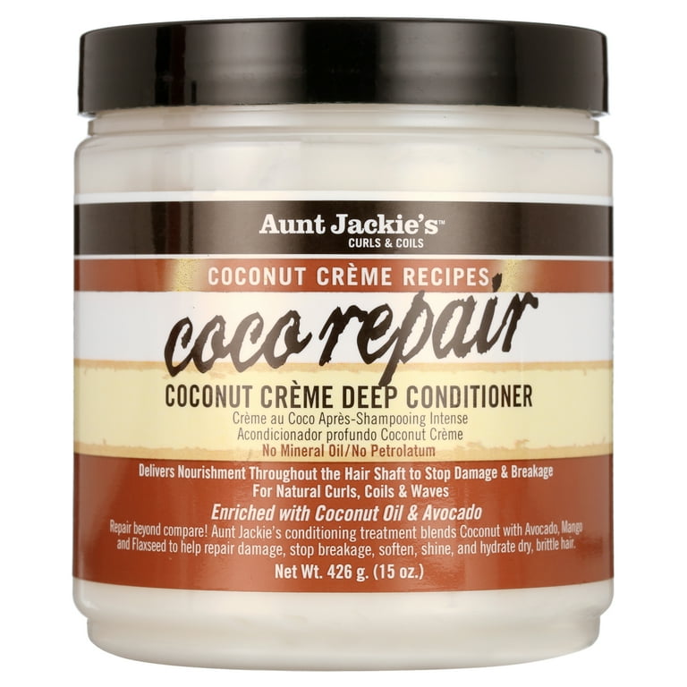 AUNT JACKIE'S Coco Repair Coconut Cream Deep Conditioner (15oz) AUNT JACKIE'S Coco Repair Coconut Cream Deep Conditioner (15oz)
