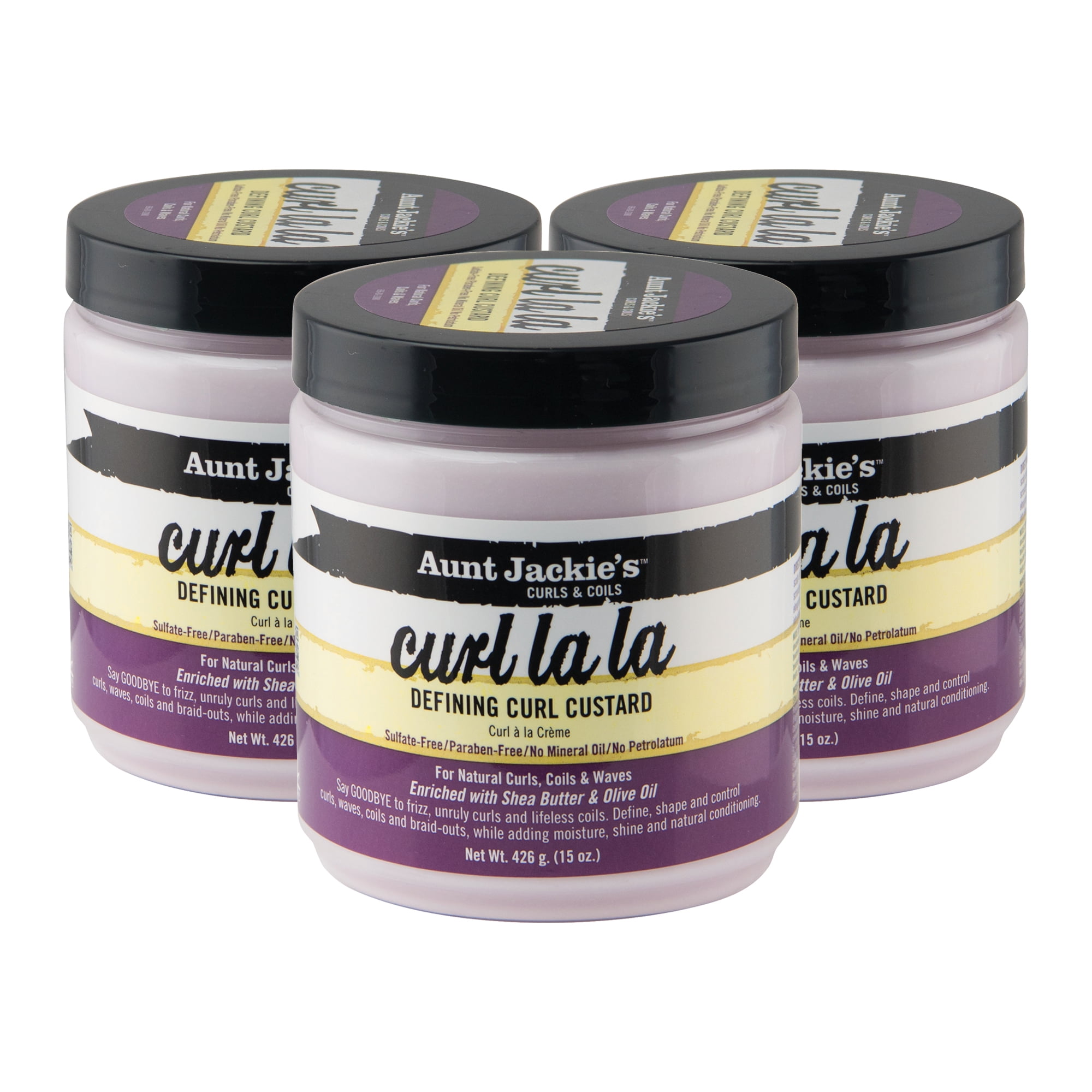 Aunt Jackie's Curl La La Defining Custard for Natural Hair, Shea Butter ...
