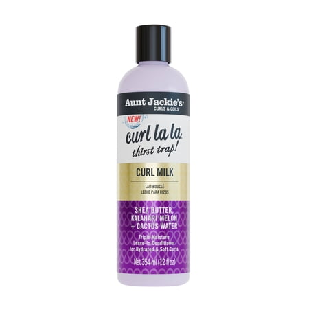 Aunt Jackie's Curls & Coils Curl La La Thirst Trap Curl Milk, 12 fl oz