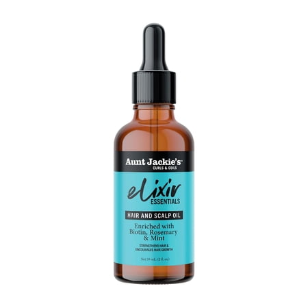 Aunt Jackie's Curls & Coils Elixir Essentials Biotin, Rosemary & Mint Hair and Scalp Oil, 2 fl oz ., All Hair Types price history and forecast - Aunt Jackie's 1-627-02-2446