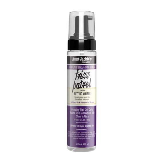 FRIZZ PATROL Anti-Poof TWIST & CURL SETTING MOUSSE