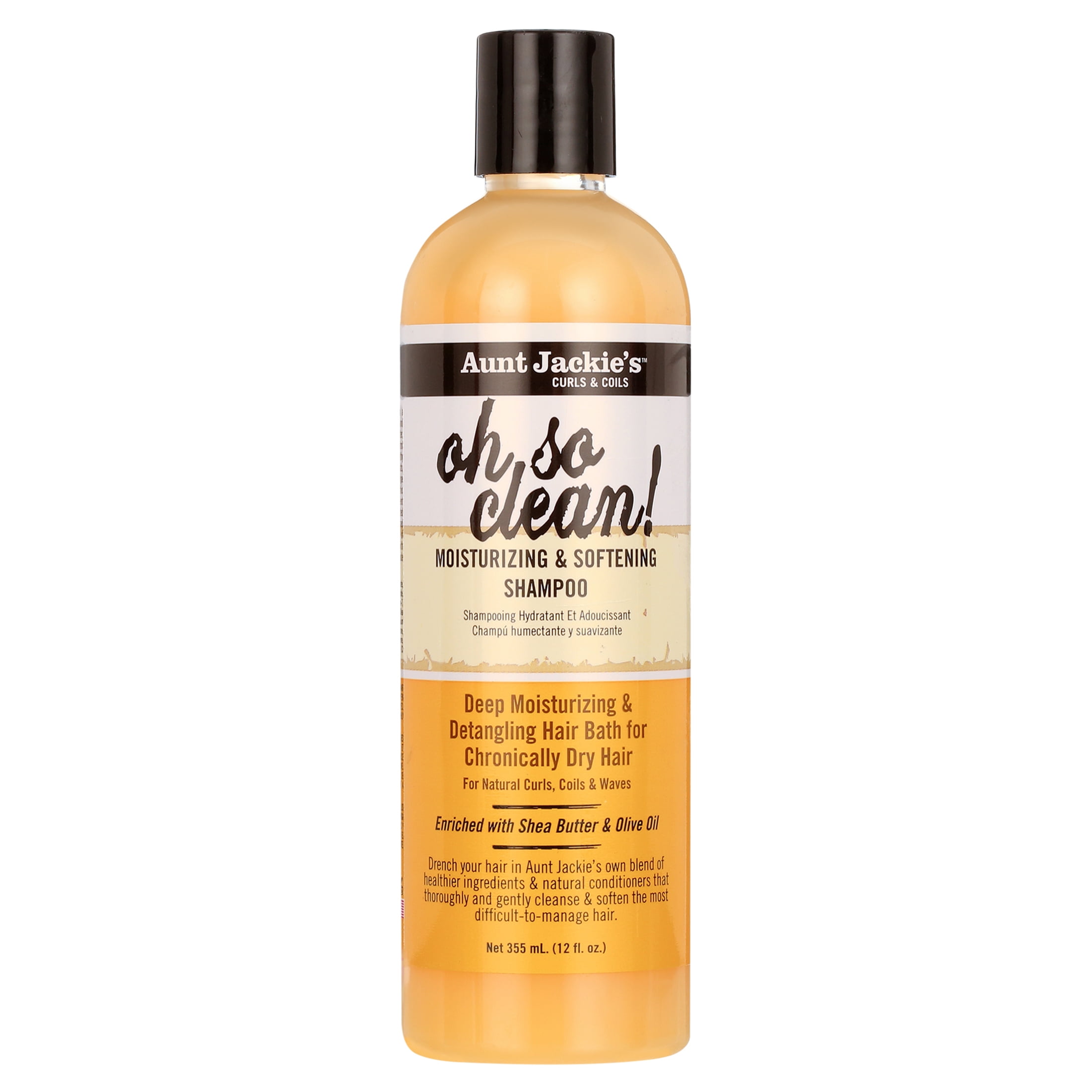 AUNT JACKIE'S Oh So Clean Moisturizing & Softening Shampoo (12oz) AUNT JACKIE'S Oh So Clean Moisturizing & Softening Shampoo (12oz)