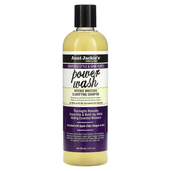 Aunt Jackies Power Wash Clarifying Shampoo 12 oz