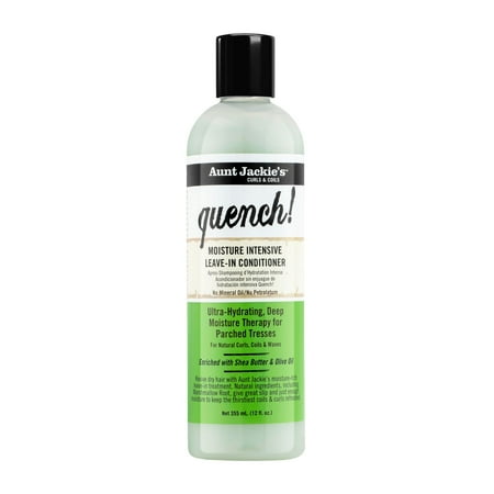Aunt Jackie's Curls & Coils Quench Moisture Intensive Leave-in Conditioner, 12 fl oz