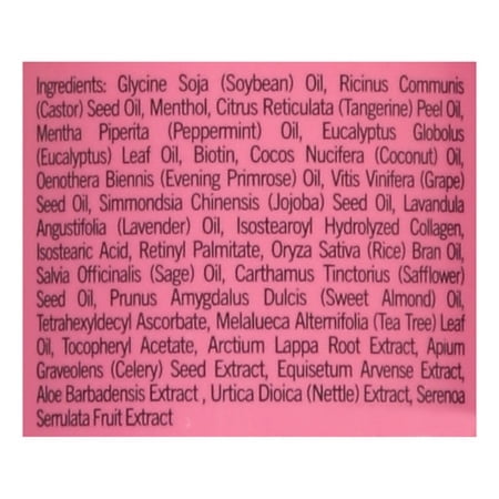 Aunt Jackie's Elixir Essentials Hair & Scalp Oil, Collagen, Tea Tree Oil & Eucalyptus, Thickens & Supports Hair Growth, 2 oz