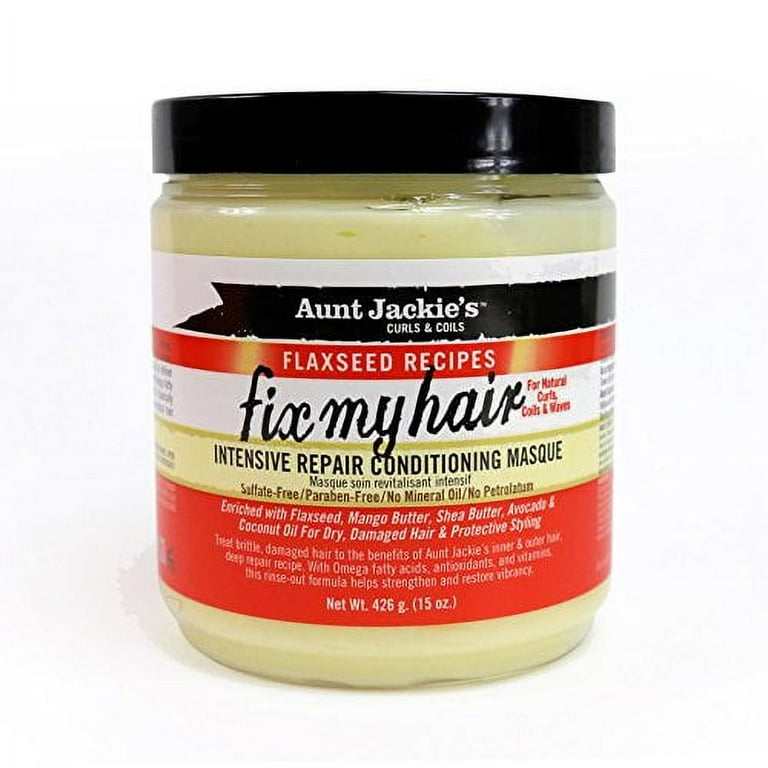 AUNT JACKIE'S Flaxseed Fix My Hair Repair Masque (15oz) AUNT JACKIE'S Flaxseed Fix My Hair Repair Masque (15oz)
