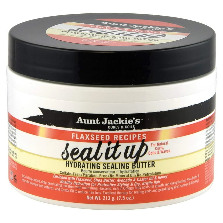 AUNT JACKIE'S Flaxseed Seal It Up Hydrating Sealing Butter (7.5oz) AUNT JACKIE'S Flaxseed Seal It Up Hydrating Sealing Butter (7.5oz)