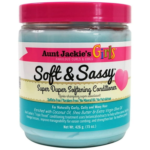 Aunt Jackie's Girls Soft And Sassy Super Softening Conditioner 15 Oz