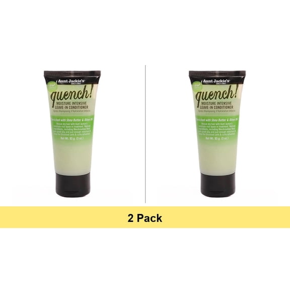 Aunt Jackie's Quench Leave In Conditioner, 3 Oz - 2 Pack