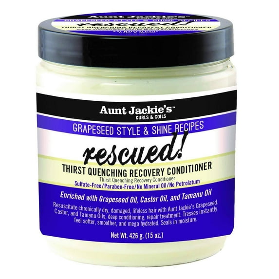 Aunt Jackie's Rescued Thirst Quenching Recovery Conditioner, 15 Oz, Pack of 12