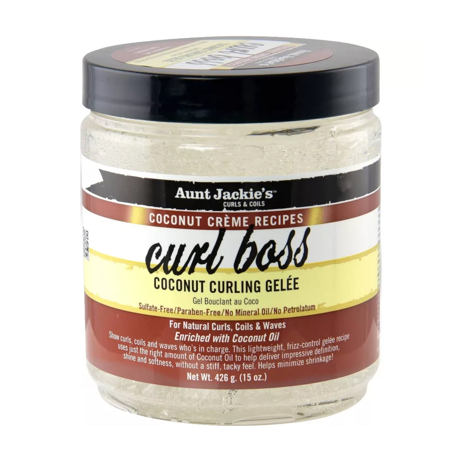 AUNT JACKIE'S Curl Boss Coconut Curling Gelee (15oz) AUNT JACKIE'S Curl Boss Coconut Curling Gelee (15oz)