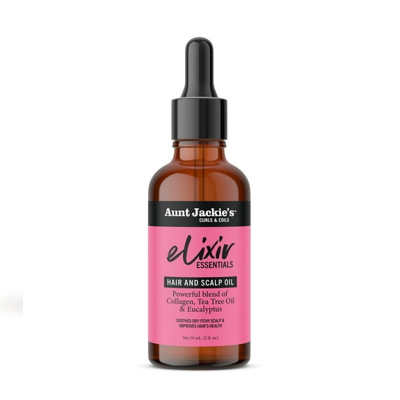 Aunt Jackies Collagen Tea Tree Hair Scalp Oil, 2 Oz.
