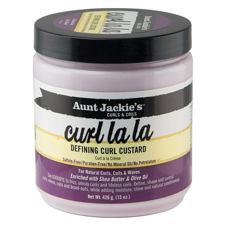 Aunt Jackies Curl La La Defining Curl Custard Cream, 15 oz (Pack of 3)