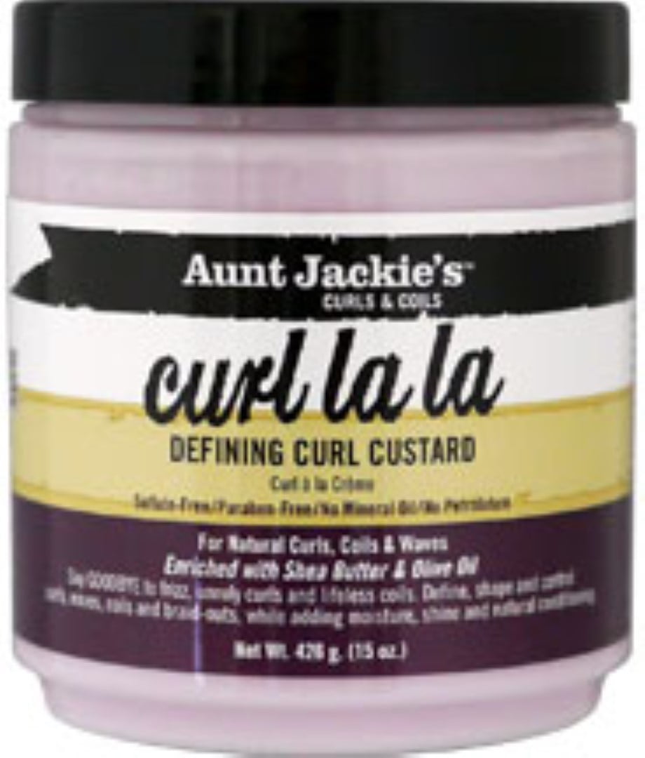 Aunt Jackies Curl La La Defining Curl Custard Cream, 15 oz (Pack of 4)