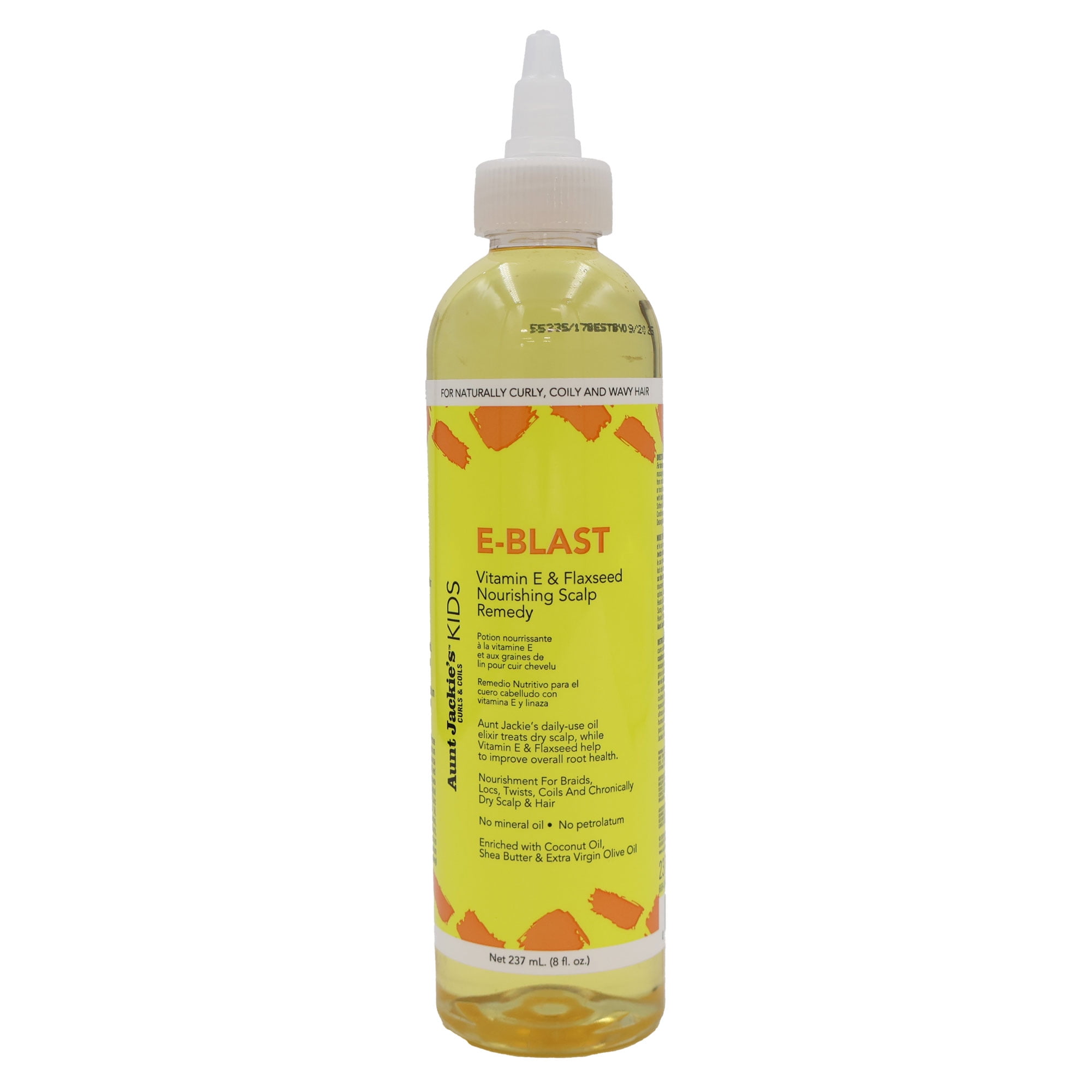 Aunt Jackies Girls E-Blast Vitamin E and Flaxseed Hair Scalp Remedy Oil, 8 Oz, Pack of 3