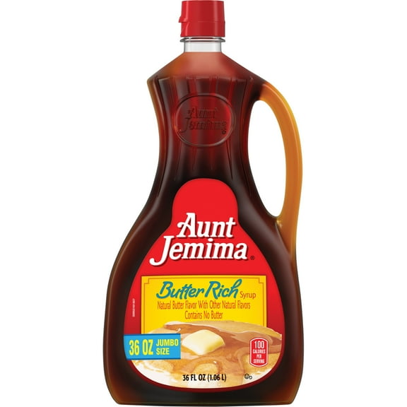 Aunt Jemima Butter Rich Syrup Jumbo Size, 36 fl oz