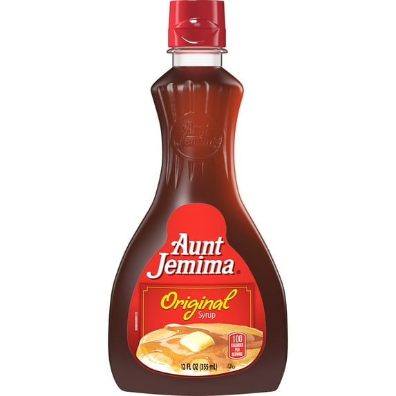 Aunt Jemima Country Rich Homestyle Waffle and Pancake Syrup, 8 oz Pull Top Bottle