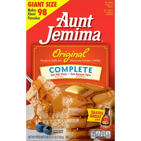 Aunt Jemima Original Complete Pancake & Waffle Mix, 80 oz