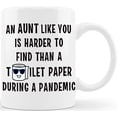 thumbnail image 1 of Aunt Like You Hard To Find Funny Aunt Coffee Mug Mother's Day Gift for Aunty Gift for Aunties Siblings Sisters from Niece Nephew Sister Uncle Mom Dad Gag Gift for Christmas Tea Cup, 1 of 8