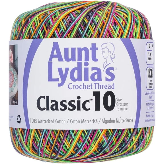 Aunt Lydia Classic Crochet Thread, light